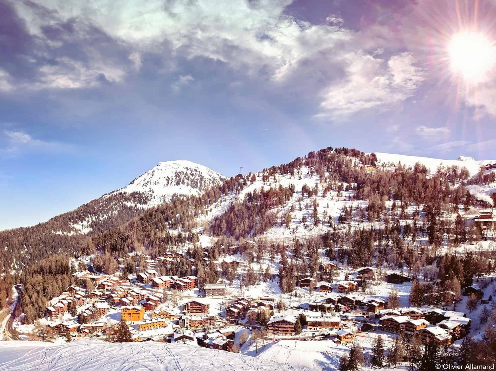 La Plagne et ses chalets